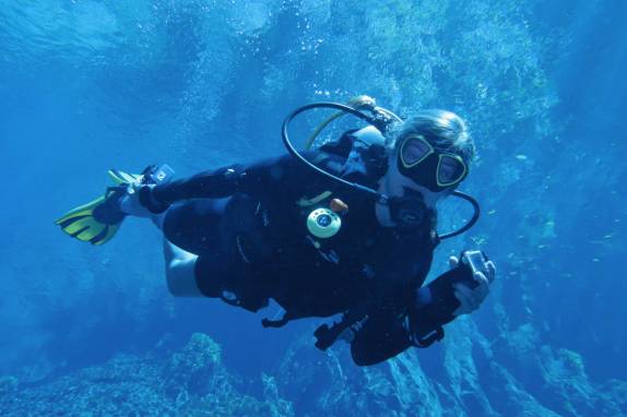 Mergulho na Lagoa Misteriosa, em Bonito, no Mato Grosso do Sul